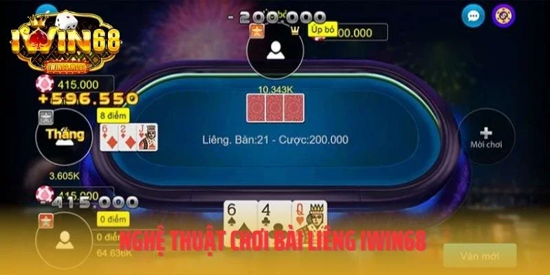 Nghệ thuật chơi bài liêng IWIN68