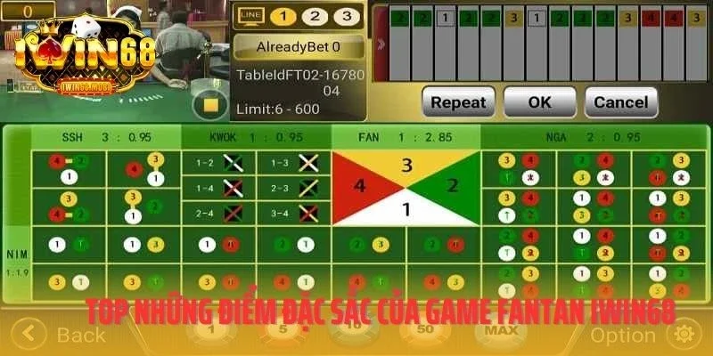 Top những điểm đặc sắc của game Fantan IWIN68