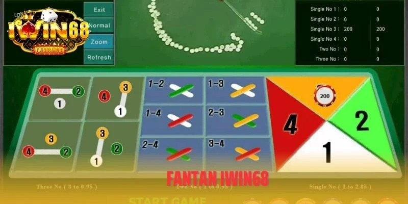Fantan IWIN68 – Đánh Thức Đam Mê Với Trò Chơi Truyền Thống 