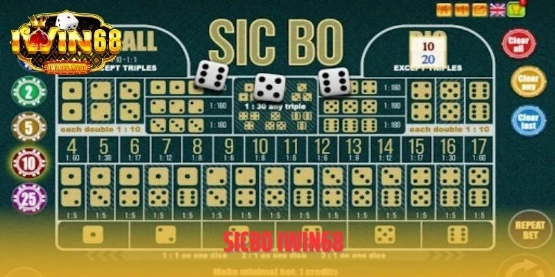 Sicbo IWIN68 – Trò Chơi Xúc Xắc Kịch Tính Nhất Hiện Nay